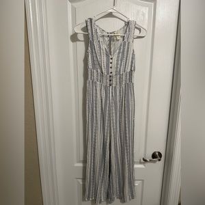 Japna Blue And White Jumpsuit. Size xs